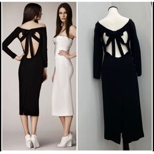 Vintage Burberry Prorsum 2014 Back Bow 🎀 Dress Size 40